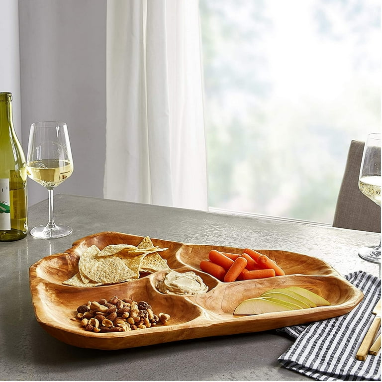 Enrico Root Wood Large Appetizer Platter