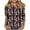 Multicolor E, variant on Enjoytime Plus Size Women Blouses Halloween Printed Round Neck Tops Fashion Summer Casual 3/4 Sleeve Shirts