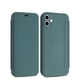 thumbnail image 3 of Funda de silicona líquida con tapa de cuero para iPhone 16 Pro Max 14 12 13 11 15 X XR XS Plus SE2022 Funda protectora de lentes con tapa tipo libro, 3 of 5