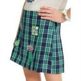 thumbnail image 2 of Justice Girls x Stranger Things Woven Plaid Skirt, Sizes XS-XLP, 2 of 4
