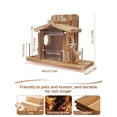 thumbnail image 2 of Comedero para ardillas Turosur, casa de madera para ardillas, para exterior, 2 of 7