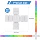 thumbnail image 2 of 10 Pcs Conectores de Tira LED de 4 Pines en Forma de X de 10 mm Adaptadores Terminales Sin Soldadura Extendibles para Luces LED RGB, 2 of 5