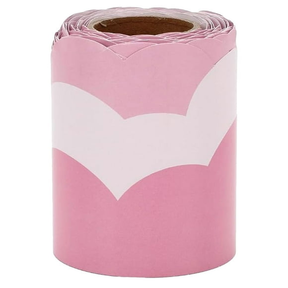 HEALEEP Borde Adhesivo Rosa Para Tableros Escolares Con De Nube Para