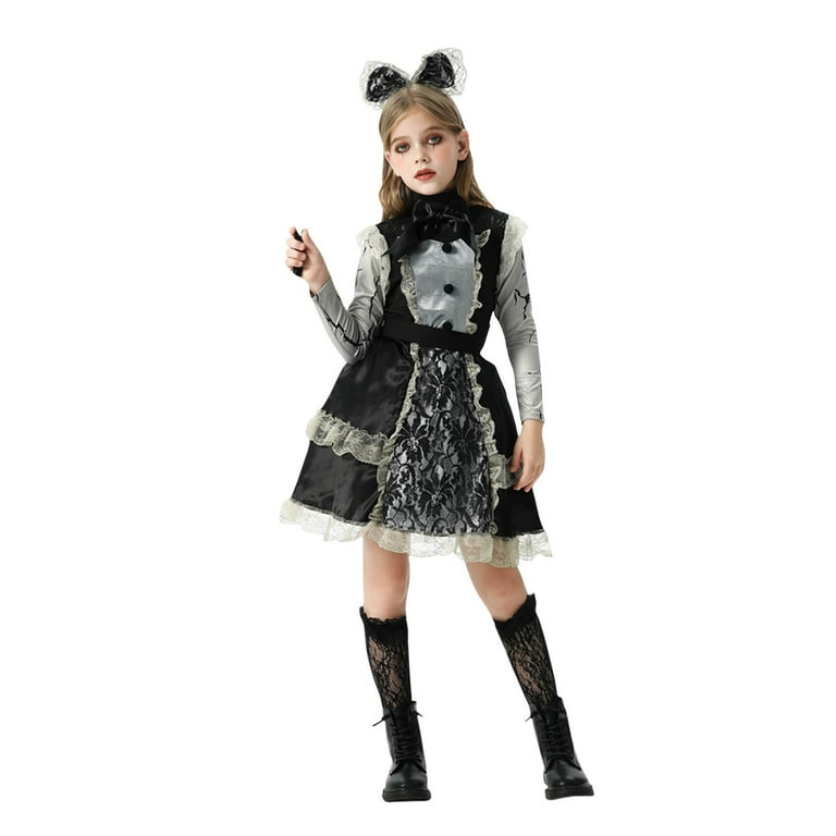 Zwiiyzr 2025 2-11Y Toddler Little Girl Halloween Dress