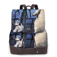 thumbnail image 1 of Goofa The Nightmare Before Christmas Pattern Leather Backpack Purse for Women Fashion Multipurpose Design Handbag Ladies Shoulder Bags Travel Backpack, 1 of 4