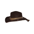 thumbnail image 2 of Peter Grimm's Floyd Wool Feel Safari Cowboy Hat, Brown, 2 of 3