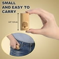 thumbnail image 4 of Gaia Guy Natural Unflavored Silk Dental Floss with Floss Refill & Reusable Bamboo Holder | 2 x 33yds Compostable Pure Silk Waxed with Candelilla Wax | Plastic-Free Packaging, 4 of 5