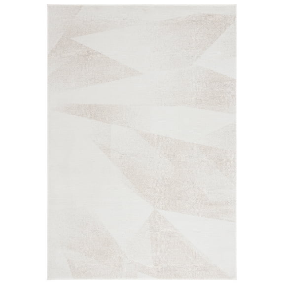 SAFAVIEH Wilcox Jemima Geometric Area Rug, Ivory/Beige, 6'7" x 8'7"