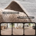thumbnail image 5 of SIXHOME 8'x10' Rugs for Living Room Washable Bedroom Rug Jacquard Textured Boho Area Rug Modern Geometric Soft Carpet Non Slip Indoor Rugs for Dining Room Home Office Neutral Camel Brown, 5 of 8
