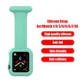 thumbnail image 1 of Correa de broche de silicona para Apple Watch pulsera de reloj, 1 of 8