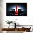 thumbnail image 3 of Elephant Stock Chess Red King Wall Art - Horizontal Canvas Wall Art - Living Room Wall Decor - Hobbies And Lifestyle Canvas - Black And Red Decor - 39" x 26", 3 of 8