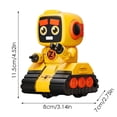 thumbnail image 2 of Robot Toy Car Inertial Backforce Mini Vehicle, Cute Cartoon Design, Educational For Hand-Eye Coordination Boys Girls, 2 of 5