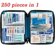 299pc First Aid Kit Bag All Purpose Emergency Survival Home Outdoor Medical Bag