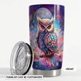 thumbnail image 3 of Personalized Owl Tumbler 20oz 30oz Insulated Tumblers with Lid Coffee Travel Mug Cup for Women Girl Owls Gifts for Birthday Christmas, 3 of 7
