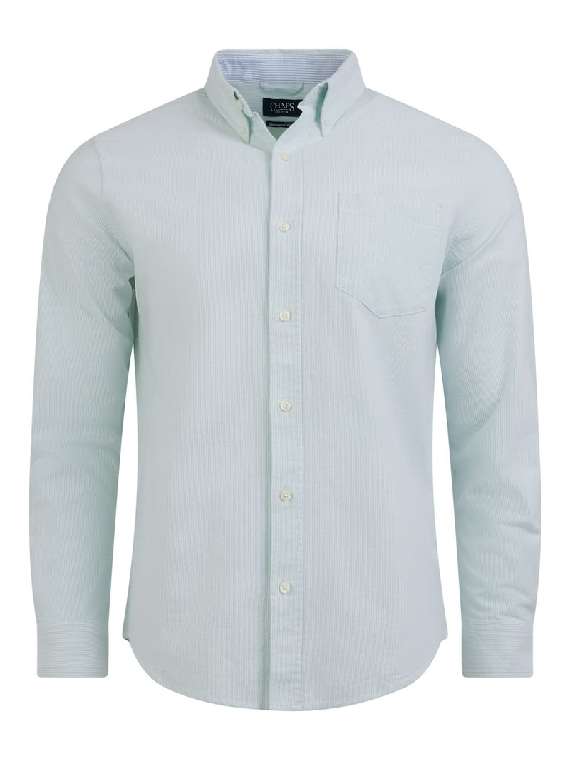 Chaps Men's Long Sleeve Oxford Shirt, Sizes S-3XL, Cotton