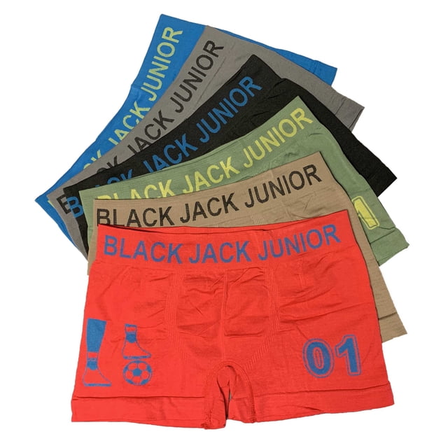 Paquete 6 Boxer Hombre Trunk Juvenil Hunk Talla 15 a 18 años Pack Incluye 6 Diferentes Colores Hunk 45002