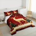 thumbnail image 3 of Castle Fairy Teenagers Golden Deer 2pcs Bedding Comforter Set,Festival Xmas Twin Comforter Sets,Sparkling Sequin Breathable Bedding Set,Microfiber Bedroom Decor, 3 of 8