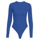 thumbnail image 3 of Gibobby Bodysuit Shapewear con Control de Barriga Body de manga larga con cuello Rojoondo para mujer Cómodo la Tops Trajes de cuerpo sexy Ropa de mujer (Azul, L), 3 of 4