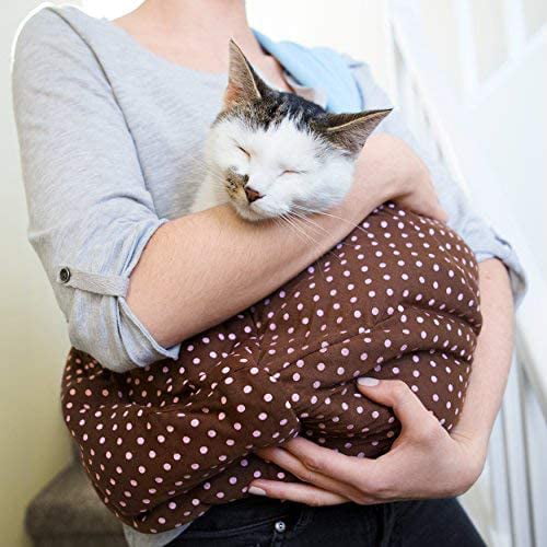  Cuby Dog and Cat Sling Carrier – Hands Free Reversible Pet  Papoose Bag - Soft Pouch and Tote Design – Suitable for Puppy, Small Dogs,  and Cats for Outdoor Travel (