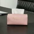 thumbnail image 1 of Clearance PU Leather Folding Tissue Box Modern Simple Ins Style Waterproof And Dustproof for Bedrooms Bathrooms Living Rooms, 1 of 6