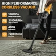 thumbnail image 2 of Cordless Vacuum for DeWalt 20V Battery, Portable Handheld & Stick 2-in-1 Cleaner with 16000Pa Suction, 10L Capacity, HEPA Filter, Attachments, Includes 1 Battery for Home, Car, Floor, 2 of 8