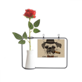 thumbnail image 1 of Tipo fresco estilo británico un humo suave perro con sombrero y un cigarrillo animal ilustración patron Botella de decoración de jarrones colgantes de flores rosas artificiales, 1 of 3