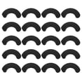 thumbnail image 1 of 20pcs Useful Dumbbell Holders Dumbbell Shockproof Pads Fitness Tools (Black), 1 of 9