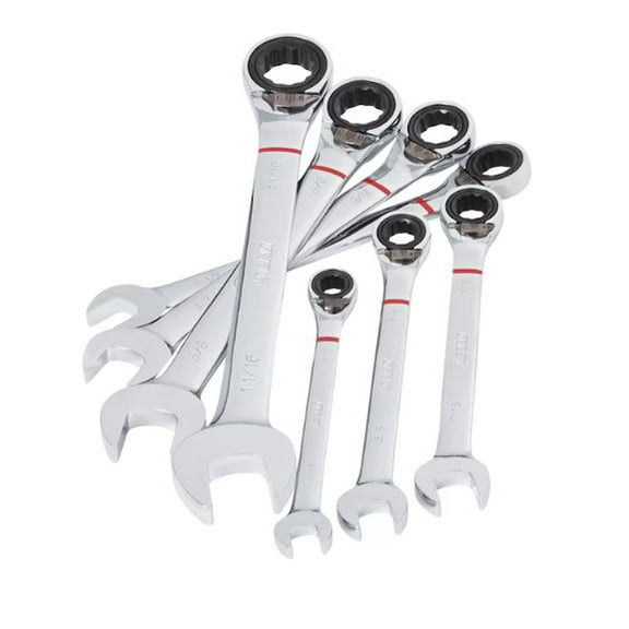 Kobalt 7-Piece Set Standard (SAE) Ratchet Wrench