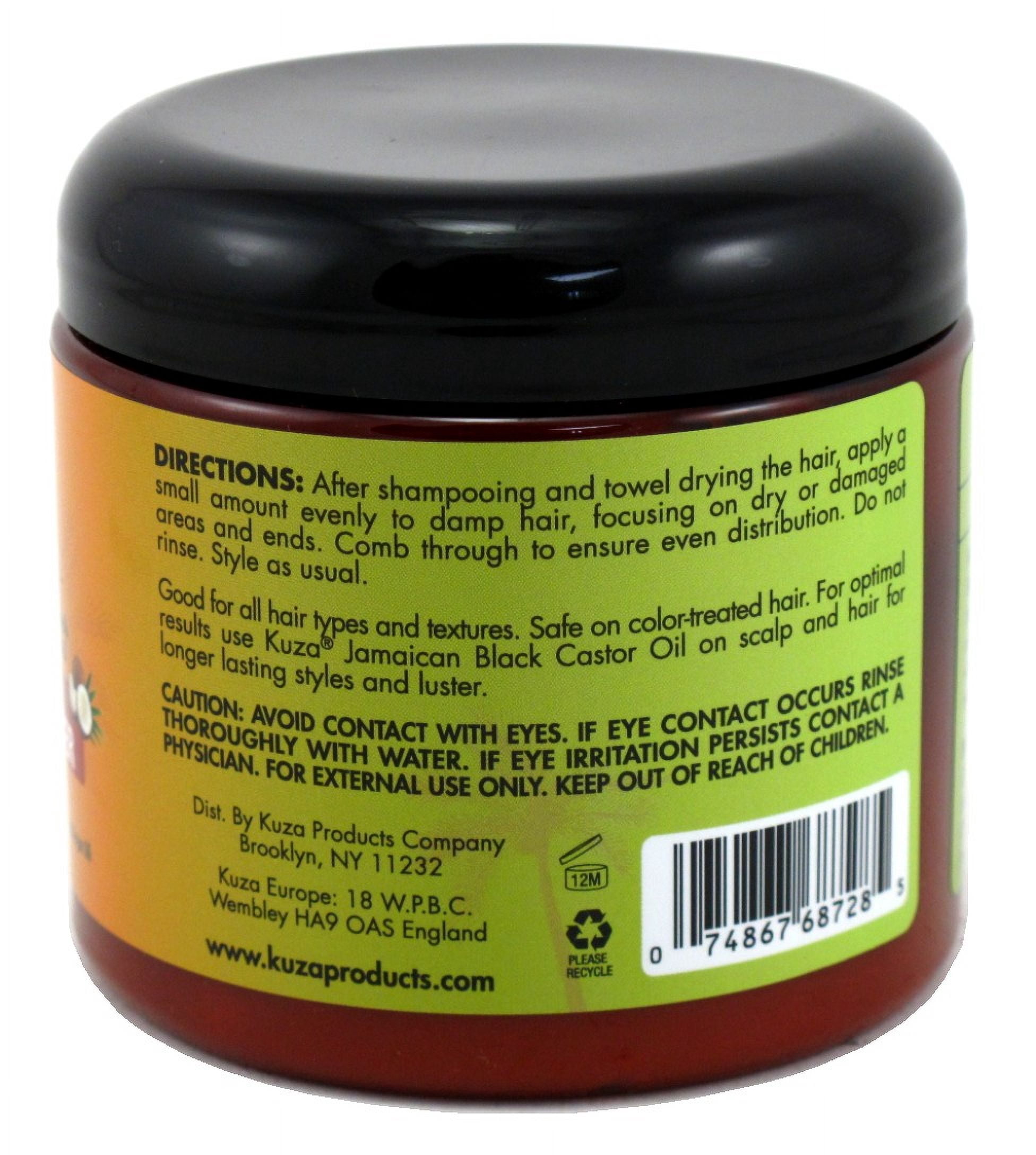 Kuza Jamaican Black Castor Oil Leave-In Conditioner 16oz (Pack of 2)
