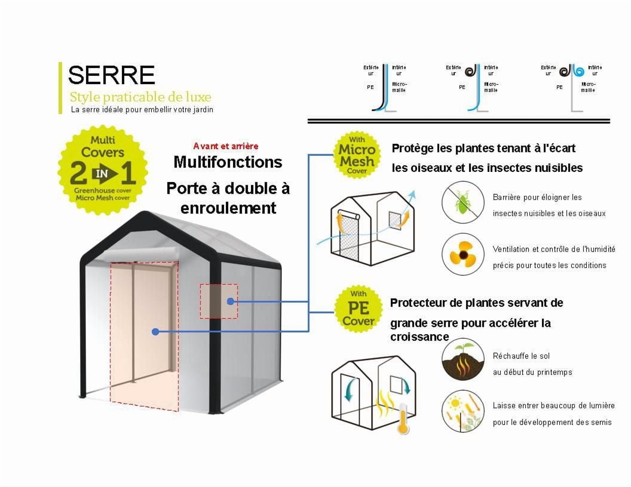 VegTrug Deluxe Walk-in Style Greenhouse
