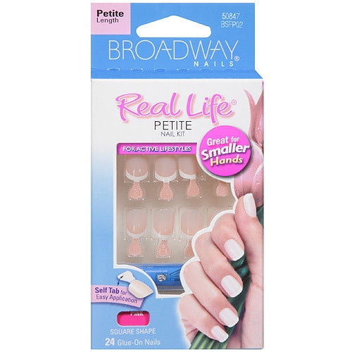 Broadway Nails Real Life Petite Pink (2Pack)
