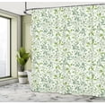 thumbnail image 4 of Ambesonne Botanical Shower Curtain, Spring Forest Branches, 69"Wx84"L, Pale Green Green, 4 of 4