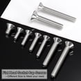thumbnail image 5 of Uxcell 1/4-20 x 1-3/8" Flat Countersunk Head Socket Cap Countersunk Bolt Machine Screws 304 Stainless Steel 18-8, 10 Pcs, 5 of 7