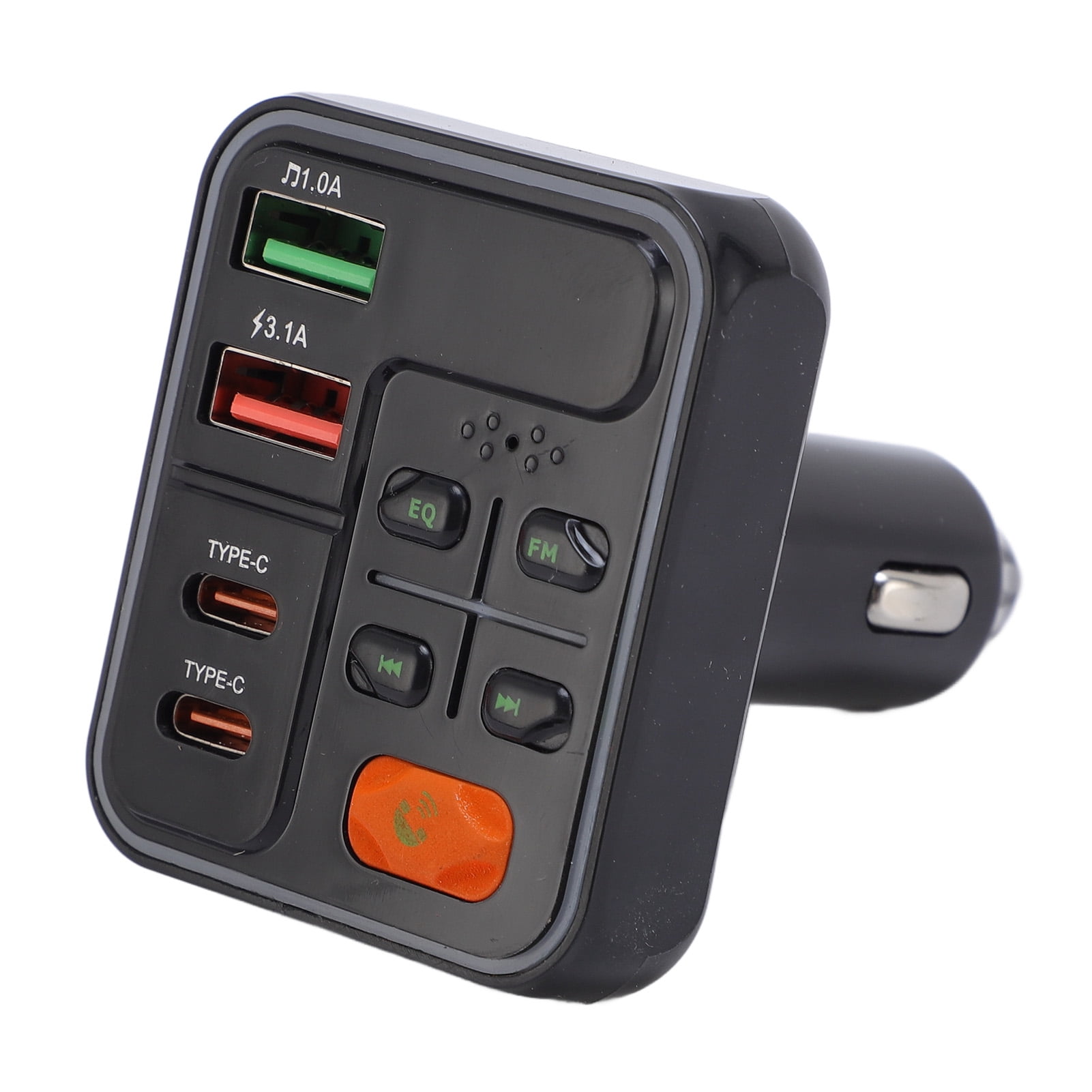 Car USB C  Adapter, DC12V To 24V Stable Connection Car Charger Adapter Seamless Fit  for Vehicle