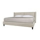 thumbnail image 2 of Cama Pisa Mobica Latte Queen Tapizada en Tela Color Beige, 2 of 5