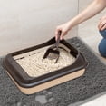 thumbnail image 3 of Shisuyan 2Pcs Cat Litter Mat PVC Pet Mat Adorable Litter Box Mat Non-slip Cat Litter Mat, 3 of 9