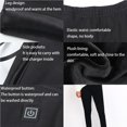 thumbnail image 3 of Injueey Pantalones calefactables de invierno para hombre con 2 zonas de calefacción 3 temperatura ajustable autocalentamiento elástico térmico USB Suministros térmicos 4XL Injueey HA046119-05, 3 of 6