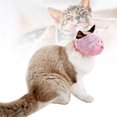 thumbnail image 3 of Flmtop Multi-Propose Anti Bite Muzzle Breathable Pet Bathing Bag Cat Head Face Cover Pink, 3 of 9