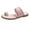 Pink, variant on JikouIivo Summer New Women's Shoes Solid Color Sequin Edge Casual Slipper Toe Sandals Women Slippers for Women Clearance