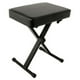 thumbnail image 1 of Banco para teclado Yamaha PKBB1, ajustable, acolchado, estilo X, negro, 1 of 2
