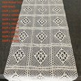 thumbnail image 2 of Retro Crochet Cotton Tablecloths Lace For Cabinet Cover Home Party Wedding, 2 of 3