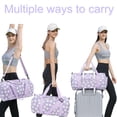 thumbnail image 3 of Bolsa de lona Bluboon para niñas y niños, bonita para gimnasio, con compartimento para zapatos, 3 of 9