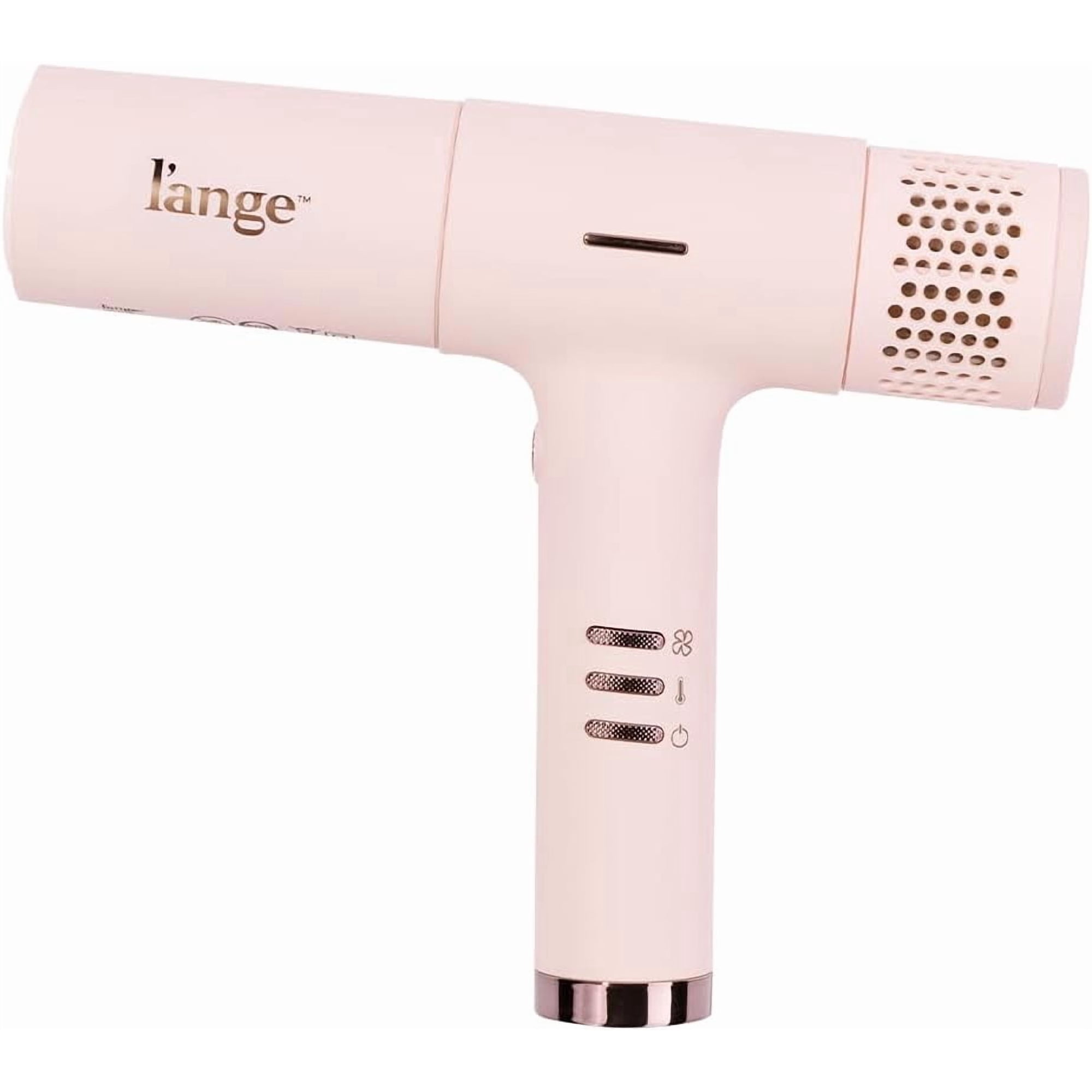 L'ANGE HAIR Le Styliste Luxe Digital Luxury Hair Dryer | Quiet Brushless Blow Dryer with Diffuser | Hairdryer with 4 Heat & 2 Speed Settings | Ion Technology | Best Hair Dryer for Blowouts (Blush)