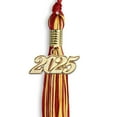 thumbnail image 2 of Endea Graduation Red/Gold Mixed Color Graduation Tassel with Gold Date Drop, 2 of 11