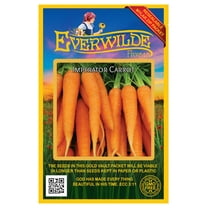 Everwilde Farms - 2000 Imperator 58 Carrot Seeds - Gold Vault Jumbo Bulk Seed Packet