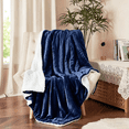 thumbnail image 6 of Evlmd Sherpa Throw Blanket for Couch Sofa - Fuzzy Soft Cozy Blanket for Bed, Fleece Thick Warm Blanket for Winter, Fall Winter Twin Blanket, 60x80 Inches, 6 of 6