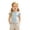 Blue, variant on Shirts for Toddler Girl Crew Neck Cap Sleeve White Tshirt for Girls Slim Fit Toddler Girl Clothes 2-3 Years