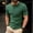 #Green, variant on Men's Solid Color Henley Shirt,Short Sleeve Button Henley Tee with Waffle Texture,Green,Big Men's,Tall Men's L,Young Men's Shirts