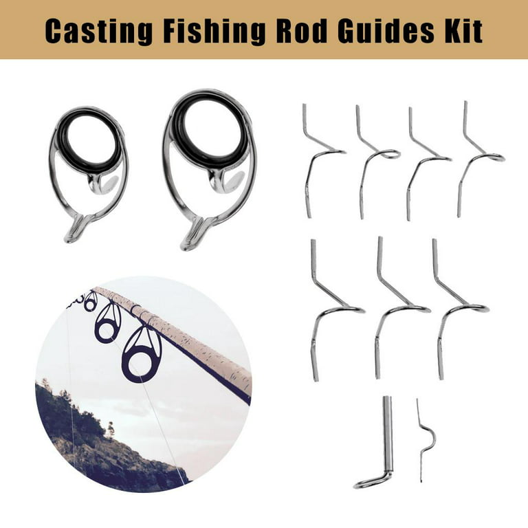 11pcs / Rod Guide Set Guide Fly Fishing Accessories