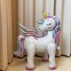 thumbnail image 4 of Globos de unicornio autoportantes para decoración de cumpleaños, suministros para fiestas de unicornio arcoíris, globo de aluminio de unicornio, 28 pulgadas, paquete de 2, 4 of 4
